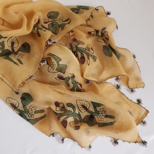 Antique Turkish Oya Scarf