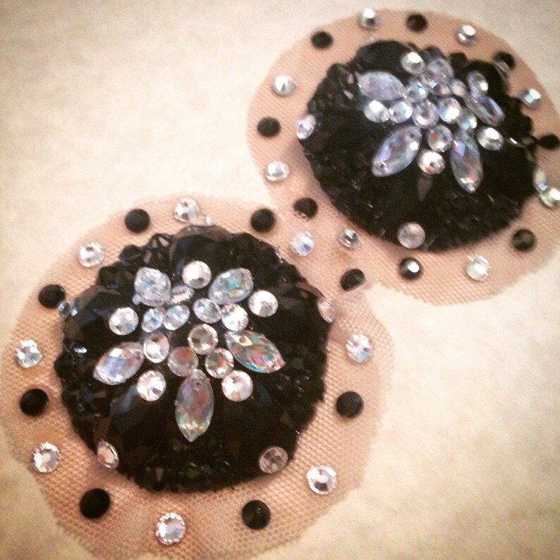 Illusion burlesque pasties nipples covers