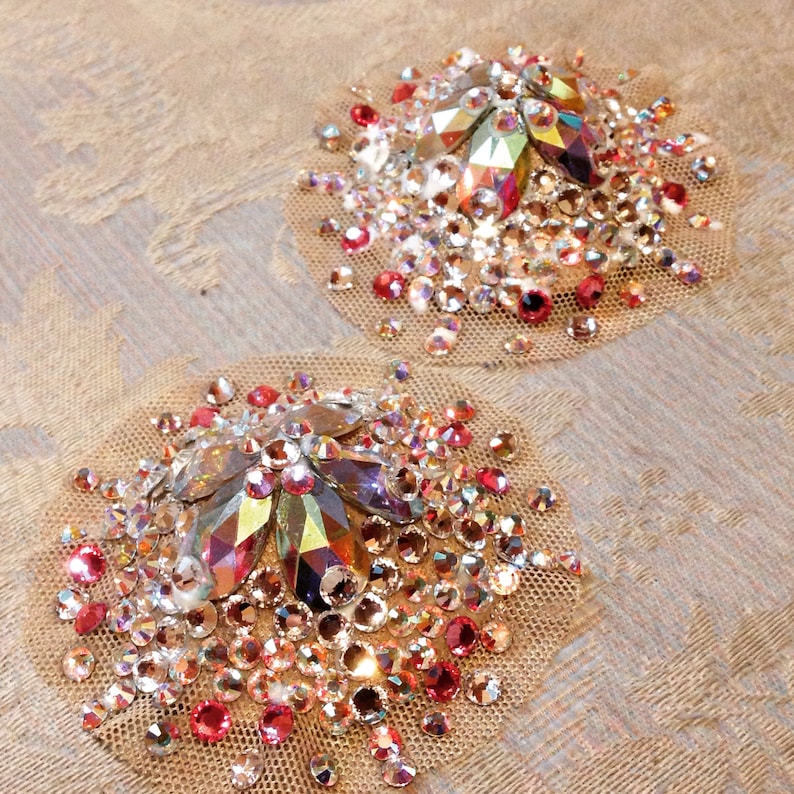 Illusion burlesque pasties nipples covers