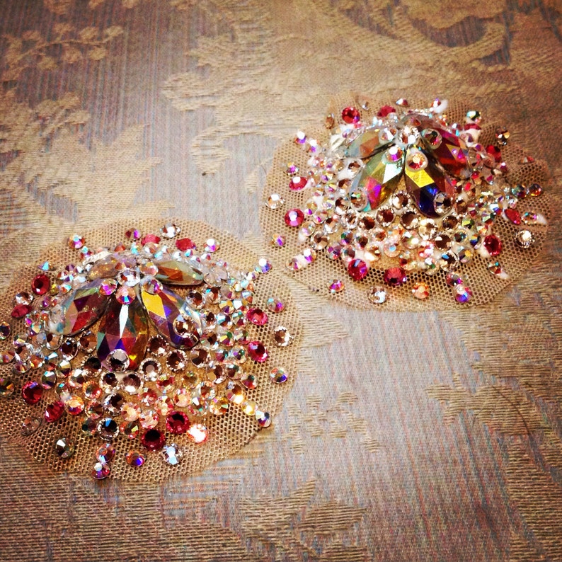 Illusion burlesque pasties nipples covers