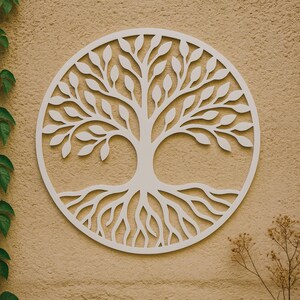 Elegant Round Tree Sculpture,