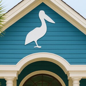 Weatherproof Coastal Bird Decor,