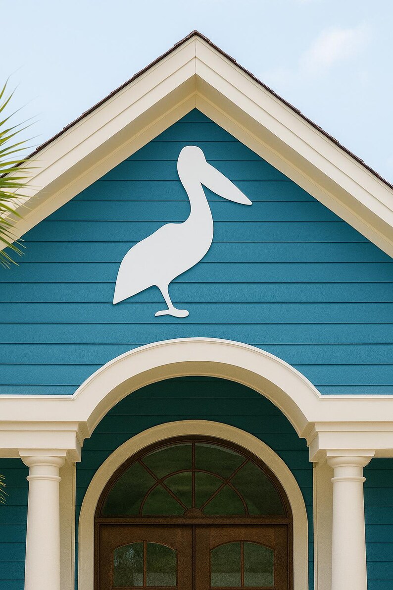 Weatherproof Coastal Bird Decor,