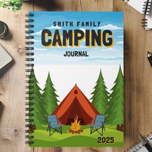 Custom RV Camping Journal: Personalized Family Travel Notebook