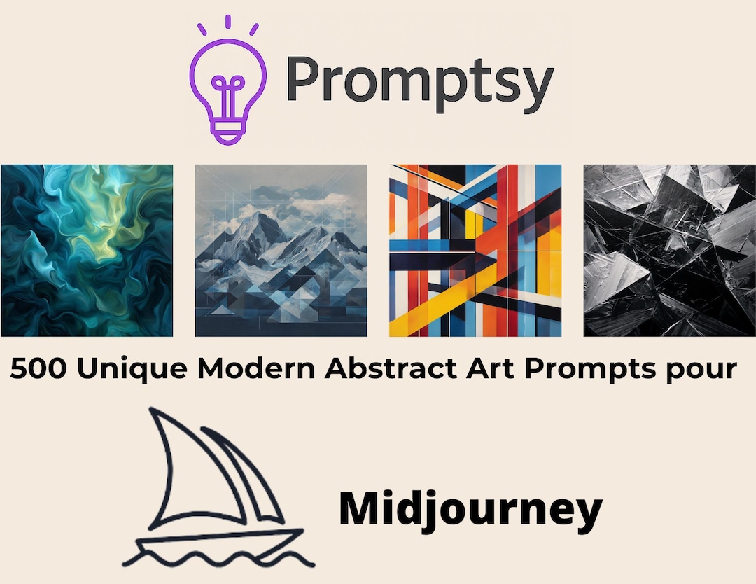 500 Unique Abstract Art Prompts for Midjourney V7. Inspire, Create ...
