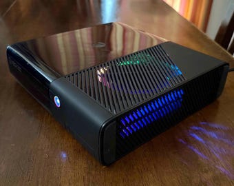 RGH3 Xbox 360 E with RGB LEDs xLume | 320Gb HDD | New Thermal Paste & Cleaned | Xbox Live
