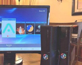 RGH3 Xbox 360 Slim with RGB LEDs xLume | 250-1000Gb HDD | New Thermal Paste | Xbox Live