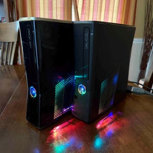 250-500GB HDD | RGH3 Xbox 360 Slim | RGB LEDs xLume | New Thermal Paste | Cleaned