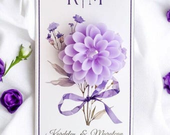 Recuerdos de velas personalizadas con tarjeta – Regalos para bodas, compromisos, baby showers y despedidas de soltera – Recuerdos de velas con nombre personalizado