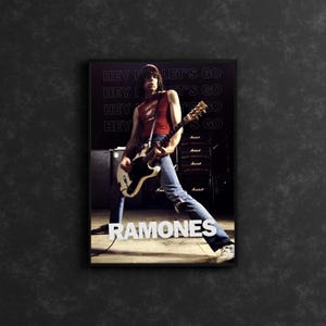 Johnny Ramone | Ramones – Blitzkrieg Bop | Digital Poster