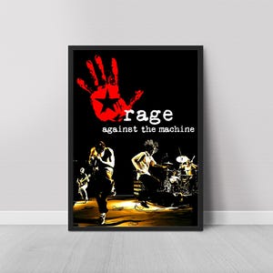 Rage against the machine poster - Etsy 日本