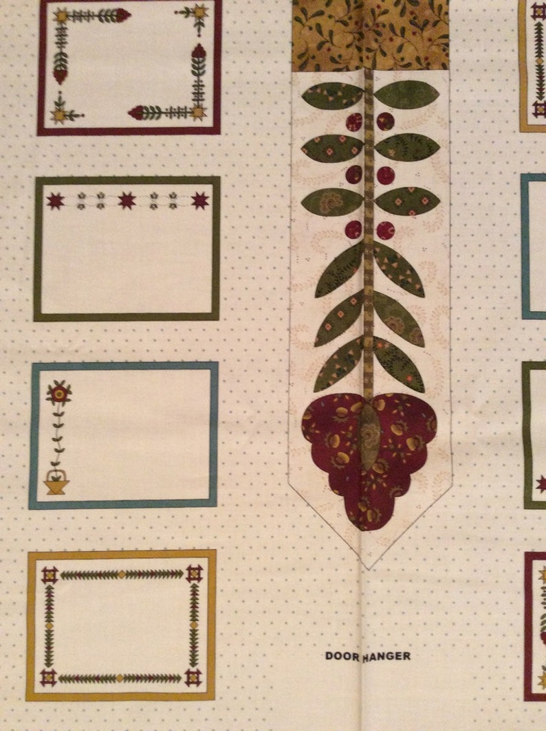 A Christmas Stockings Winter Blessings Holiday Cotton Fabric Panel Free US Shipping