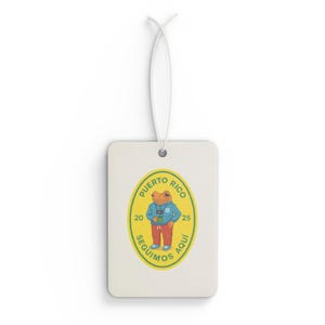 Puerto Rico Air Freshener: Bad Bunny Sapo Concho Car Scent