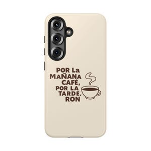 Por la Mañana Café y Ron Case | Bad Bunny Puerto Rico DTMF Phone Case | Boricua Gift, Cute iPhone Case, Un Verano Sin Ti Aesthetic