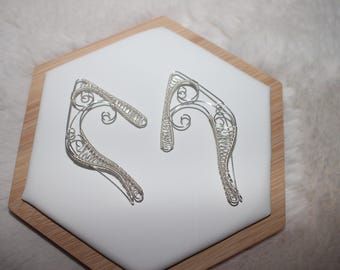 Elf Ear Cuffs Silver Filled Cosplay Halloween 1