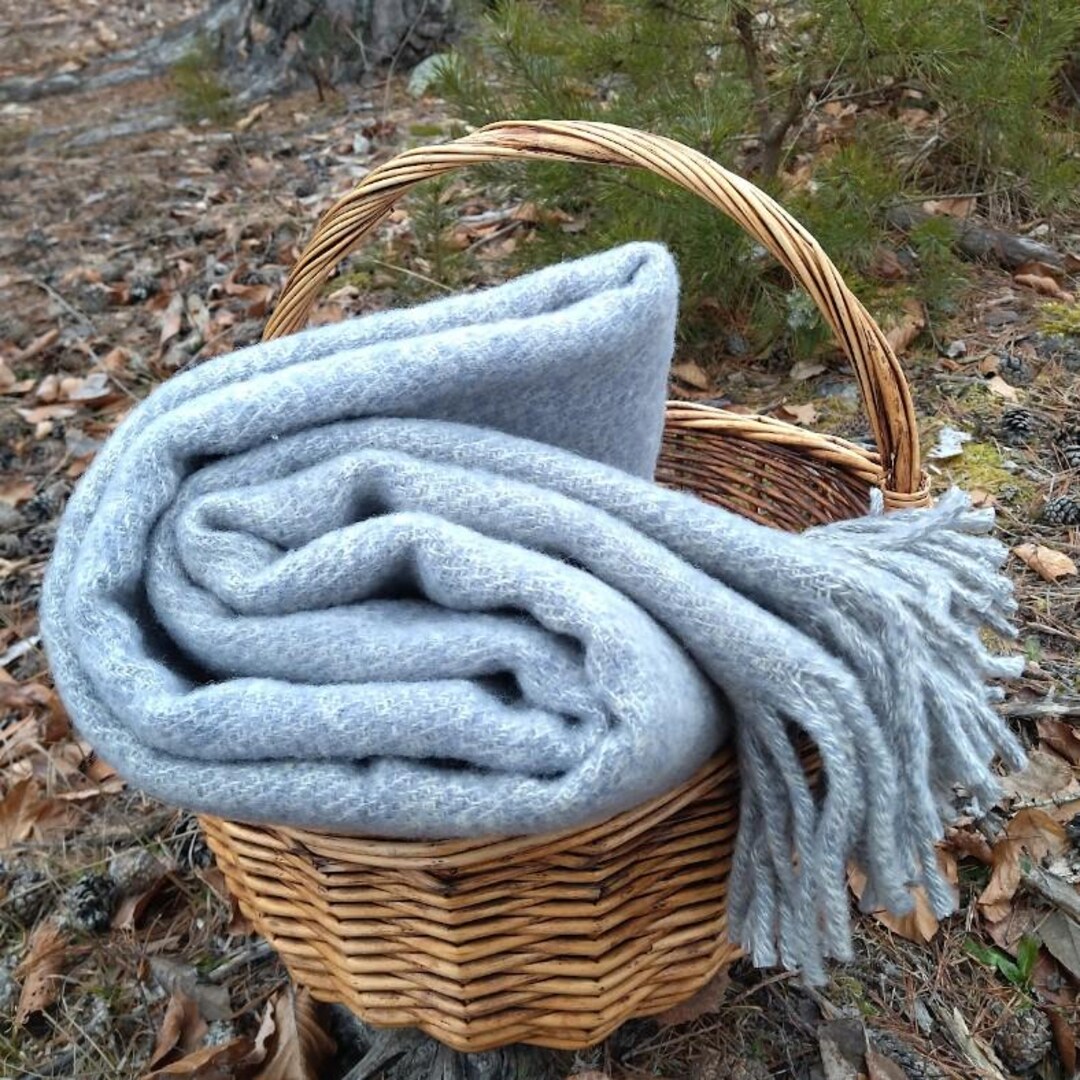 Grande Couverture Plaide 200x200 Cm Pure Laine Mérinos Sheepmania
