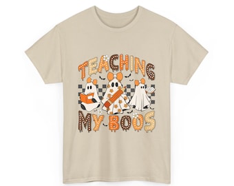 Halloween Teacher Tee: Teaching My Boos Spooky Season Shirt