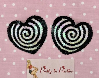 Pasticcini a forma di cuore burlesque Hypno-Tease Me