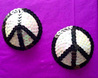 Peace, Love, and Burlesque - Peace Sign Pasties