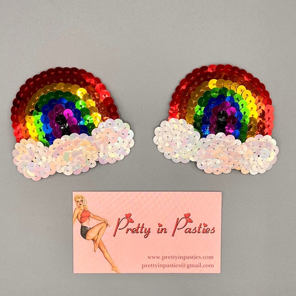 Your Pride is Showing - Rainbow Burlesque Pasties LGBTQIA+