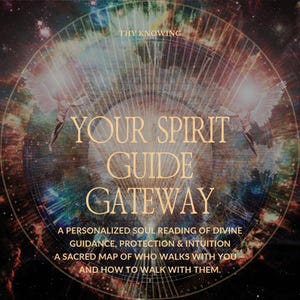 Leitura Personalizada de Guia Espiritual | Carta Canalizada de Guia Espiritual com Base Astrológica | Descubra Quem Caminha com Você | Oráculo Intuitivo e Ancestral