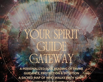 Personalized Spirit Guide Astrology Reading: Channeled Guidance & Sigil (PDF Download