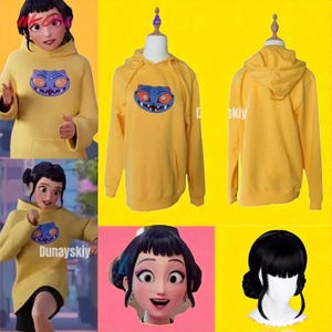 Kpop Demon Hunters Zoey Hoodie – Cartoon Tiger Unisex Sweatshirt, Korean Anime Streetwear