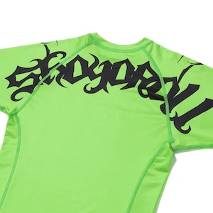 Shoyoroll Tribal MMA Rash Guard & Shorts Set BJJ No-Gi Unisex Compression Training Shirt and Fight Shorts for Brazilian Jiu-Jitsu Wrestling