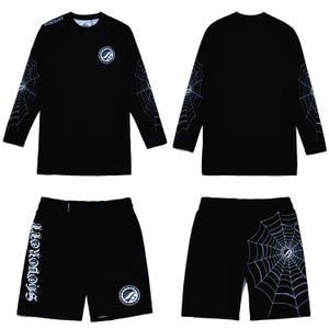 Shoyoroll Aranea Best Rash guard Shorts Set best selling BJJ No-Gi Gear Grappling Shorts for MMA Training Competition for men women and kids