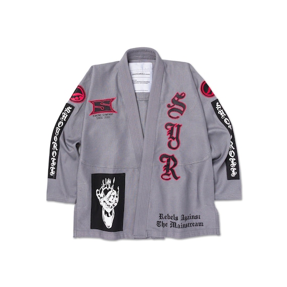Shoyoroll Yoga Flame BJJ Gi: グレー ブラジリアン柔術着物 - Etsy 日本