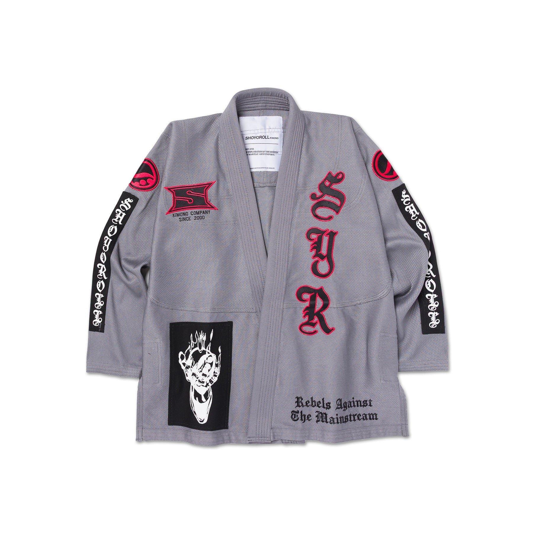 Shoyoroll Yoga Flame BJJ Gi: Grey Brazilian Jiu-jitsu Kimono - Etsy