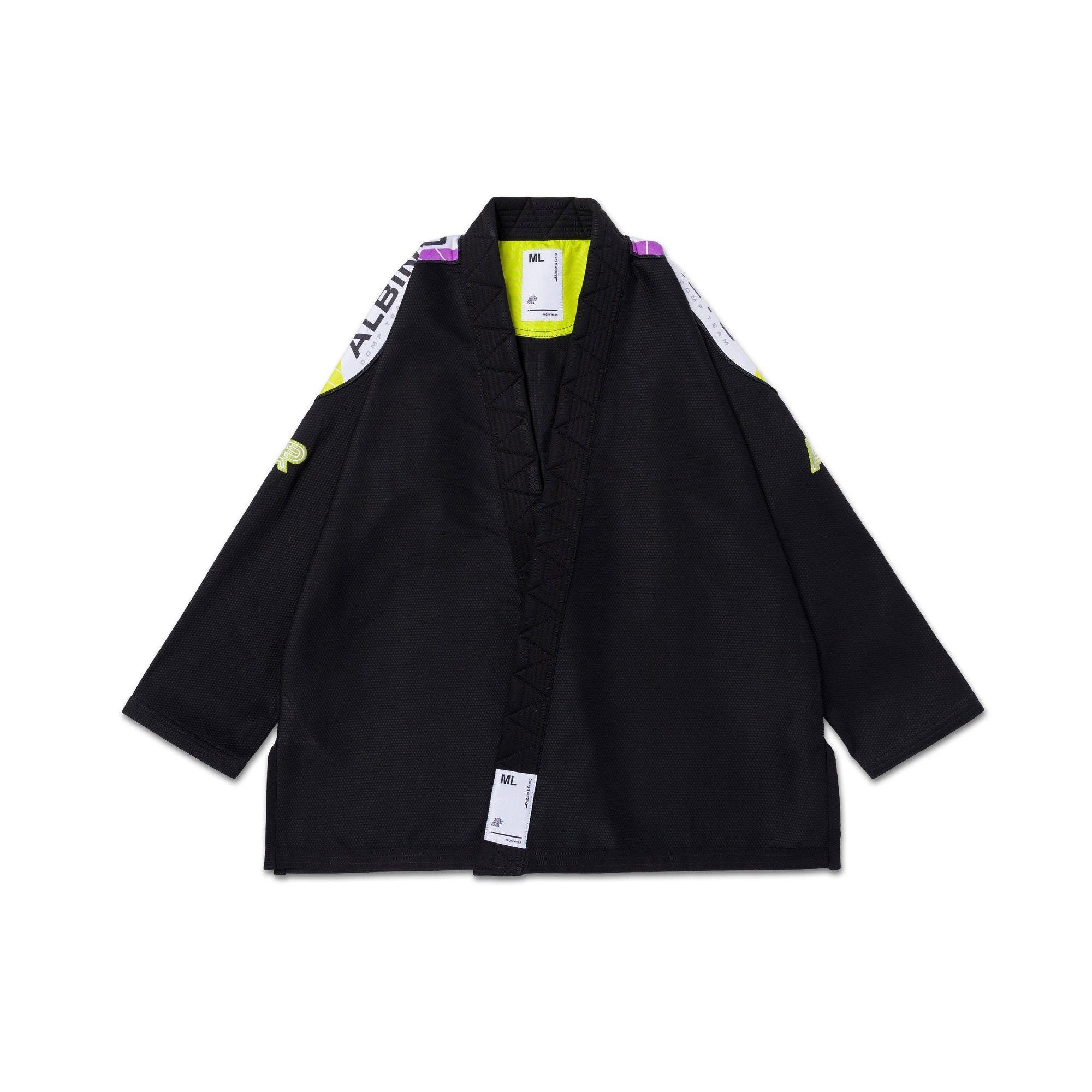 Albino and Preto PGL Comp BJJ Gi: Brazilian Jiu-jitsu Kimono for