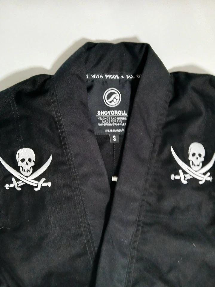 Neighborhood X Shoyoroll Black Jiu Jitsu Gi: Tiger Kimono Uniform