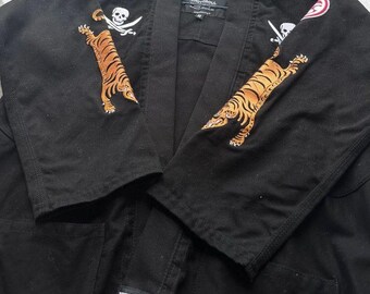 Neighborhood X Shoyoroll Black Jiu Jitsu Gi: Tiger Kimono Uniform