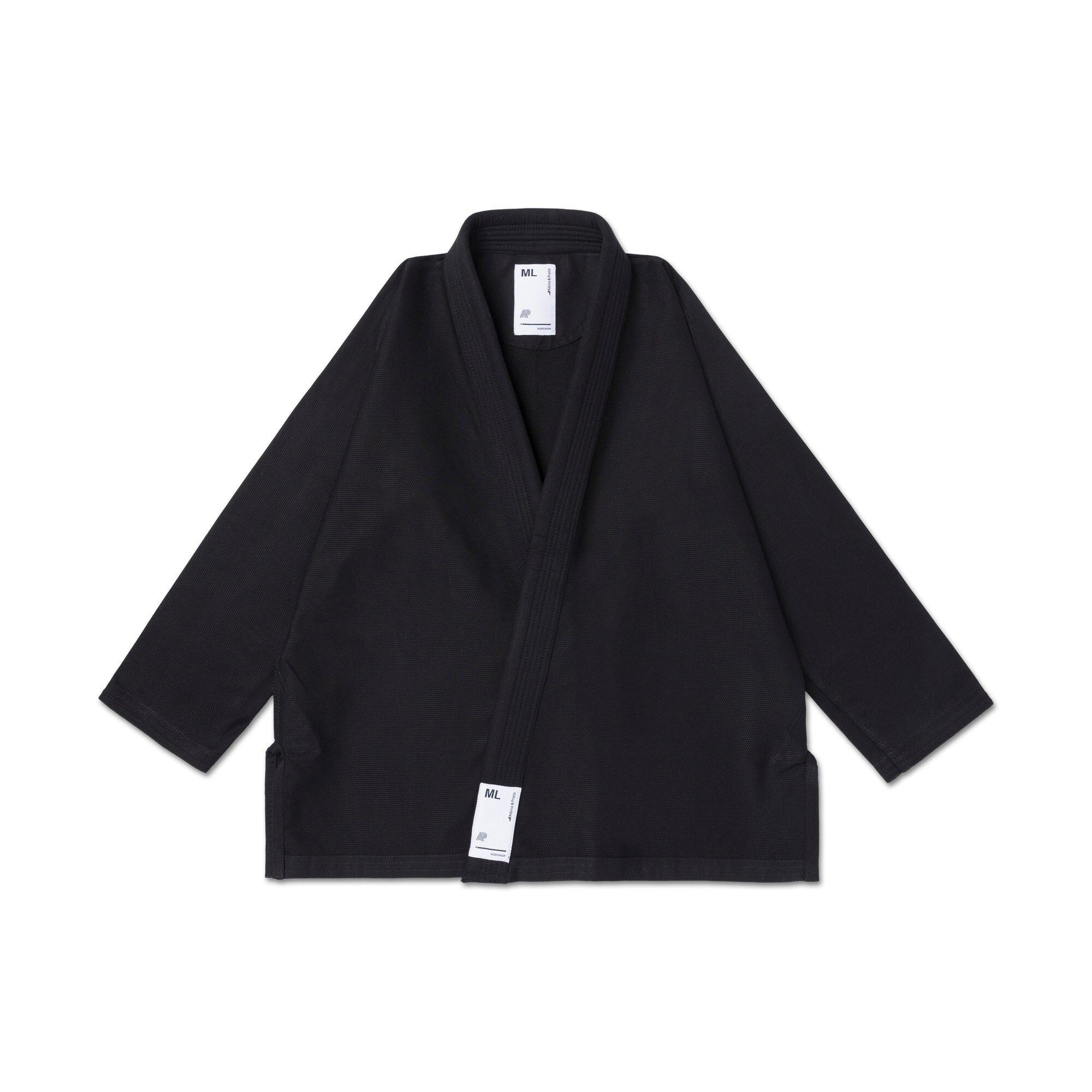 Albino and Preto Workwear Brazilian BJJ Gi: Simple Design Uniform