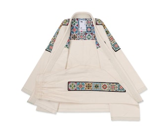 Unbleached BJJ Gi: A&P CONVERGENCE Kimono Jiujitsu Uniform in all size Kids and Adults