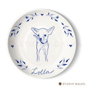 Custom Dog Plate, Personalized Pet Plate, Cat Portrait Plate, Cat Gift, Dog Portrait Plate, Dog Gift, handpainted pet portrait