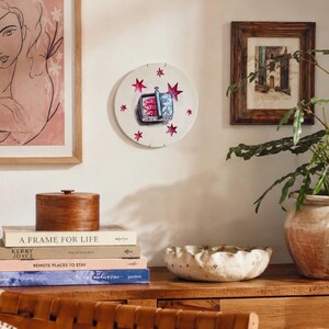 sardine kitchen wall decor hand painted fish decorative plate
