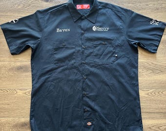MOTORHEAD Dickies Embroidered Short Sleeve Shirt - Etsy