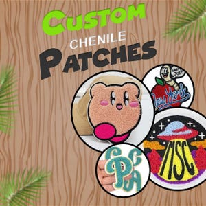 Custom Chenille Patches | Varsity Letter Patches for Jackets | Personalized Iron On | Bulk Wholesale