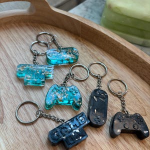 Resin Gamer Keychains – Video Game Gifts for Him/Her