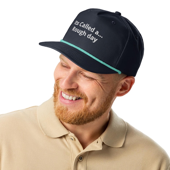 It’s Called a Rough Day Rope Cap – Funny Golf Hat with Classic Style