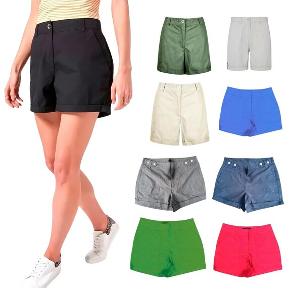 knee length dresses for ladies Womens Italian Magic Cargo Shorts Ladies Summer Casual Drawstring Wais –  Grunge Wear main image 0
