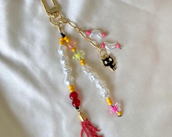 Anime Movie Inspired Bag Charm: Kawaii Black Cat Toto Keychain, My Neighbor Keychain
