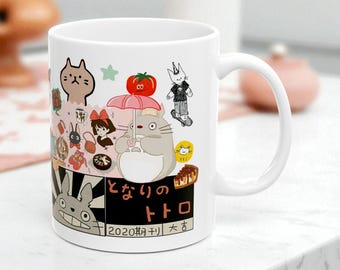 Japanese Anime Inspired Mug: Manga Receipt Coffee Cup, Anime Fan Gift Custom