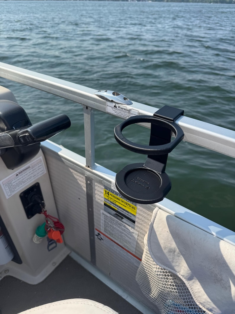 Boat Railing Label Snap-on Boat Cup Holder: Fits 1.25” & 1.5” Rails - Etsy Canada