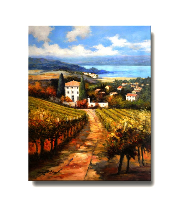 Original Vineyards Art Wine French, Tuscany, Napa Valley