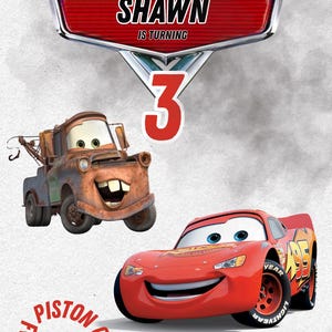 Cars Birthday Capri Sun Labels - Editable Race Car Juice Pouch Wraps- Lightning McQueen Party Printable - Instant Download