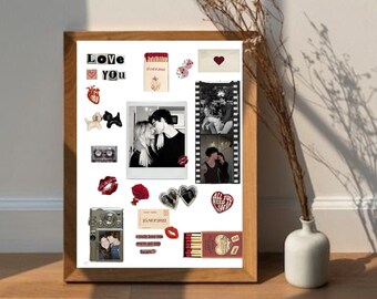 Matchbox Poster Template: Custom Matchbook Art (Editable Canva Template)