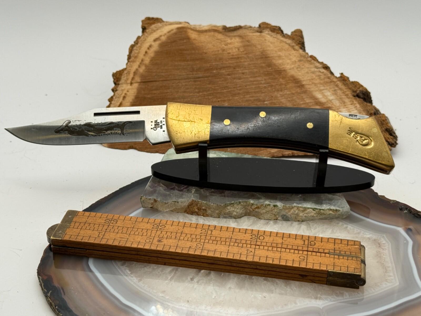 VINTAGE KNIFE CASE 米国製 ビンテージ ケースナイフ　 スタッグ柄 STAG LOCKKNIFE 5197L (4146-440) 鹿角 1997-99年製　新品箱付送料無料 VINTAGE KNIFE CASE 米国製 ビンテージ ケースナイフ スタッグ柄